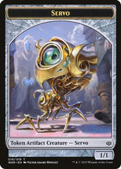 Servo // Wizard Double-Sided Token [Challenger Decks 2020 Tokens] | Dragon's Lair Comics and Fantasy Houston TX