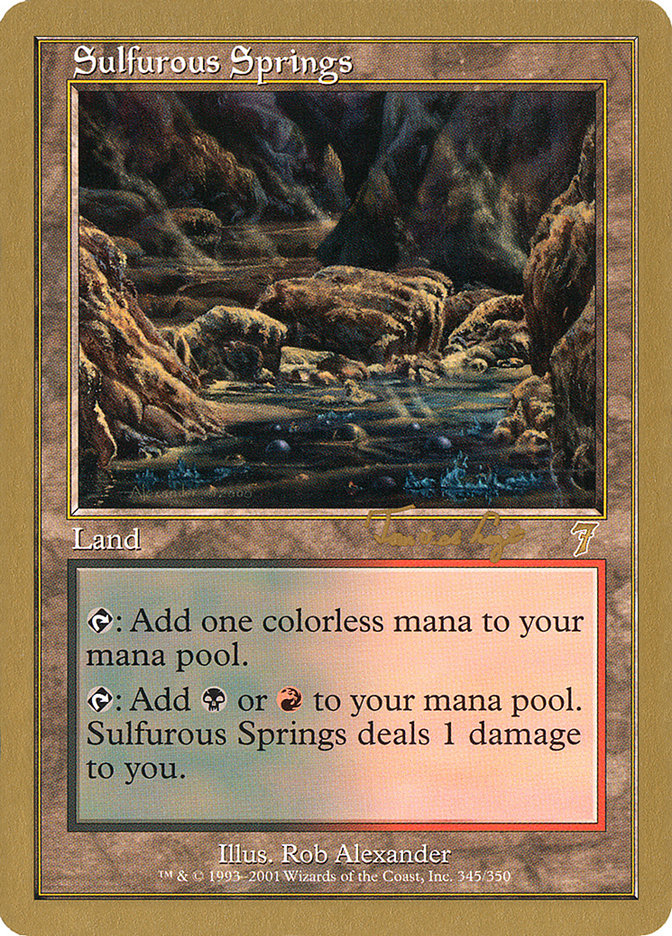 Sulfurous Springs (Tom van de Logt) [World Championship Decks 2001] | Dragon's Lair Comics and Fantasy Houston TX