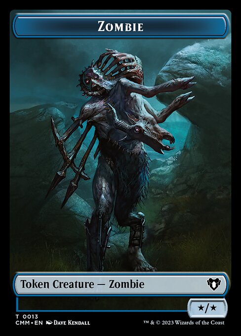 Bird // Zombie (0013) Double-Sided Token [Commander Masters Tokens] | Dragon's Lair Comics and Fantasy Houston TX