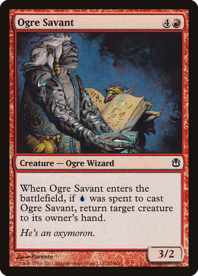 Ogre Savant [Duel Decks: Ajani vs. Nicol Bolas] | Dragon's Lair Comics and Fantasy Houston TX