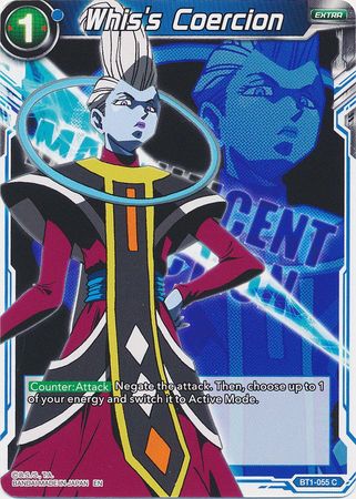 Whis's Coercion (BT1-055) [Magnificent Collection Fusion Hero] | Dragon's Lair Comics and Fantasy Houston TX