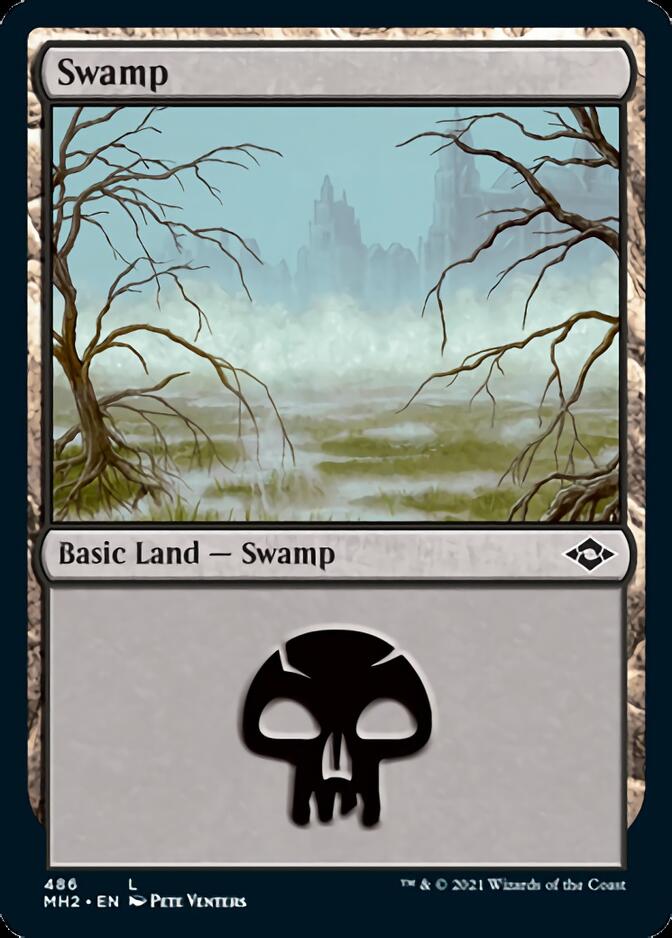 Swamp (486) (Foil Etched) [Modern Horizons 2] | Dragon's Lair Comics and Fantasy Houston TX