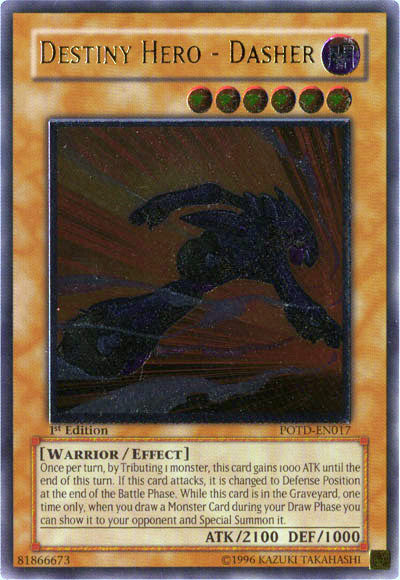 Destiny Hero - Dasher [POTD-EN017] Ultimate Rare | Dragon's Lair Comics and Fantasy Houston TX