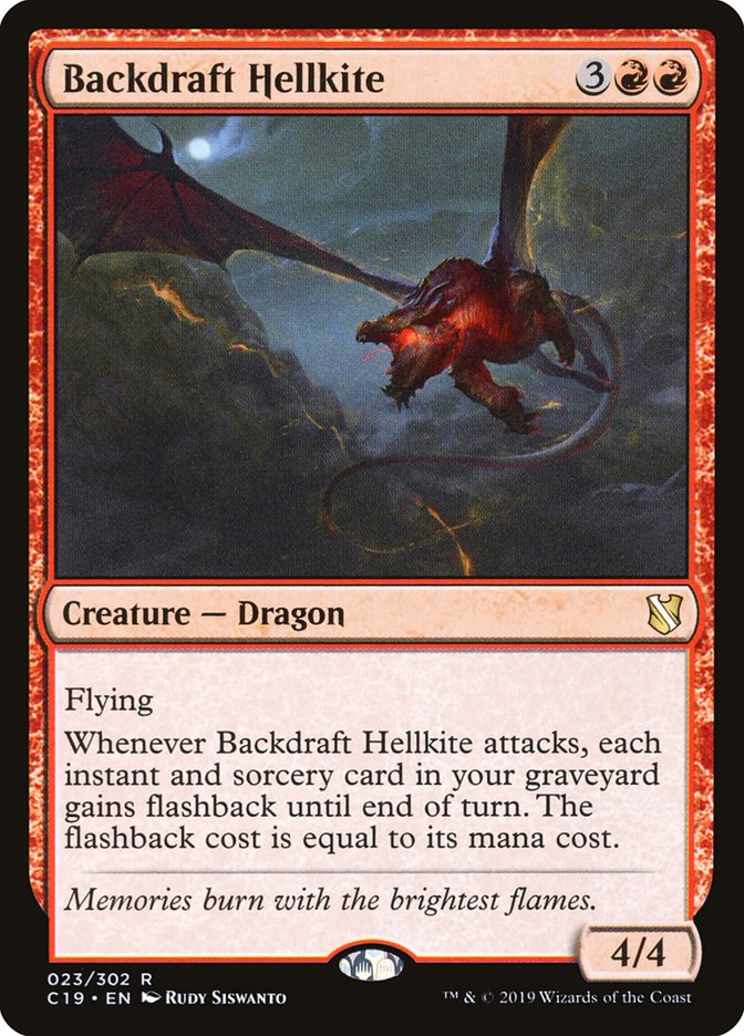 Backdraft Hellkite [Commander 2019] | Dragon's Lair Comics and Fantasy Houston TX