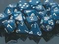 Chessex Speckled Poly Set Stealth Poly 7 Set | Dragon's Lair Comics and Fantasy Houston TX