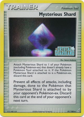 Mysterious Shard (81/100) (Stamped) [EX: Crystal Guardians] | Dragon's Lair Comics and Fantasy Houston TX