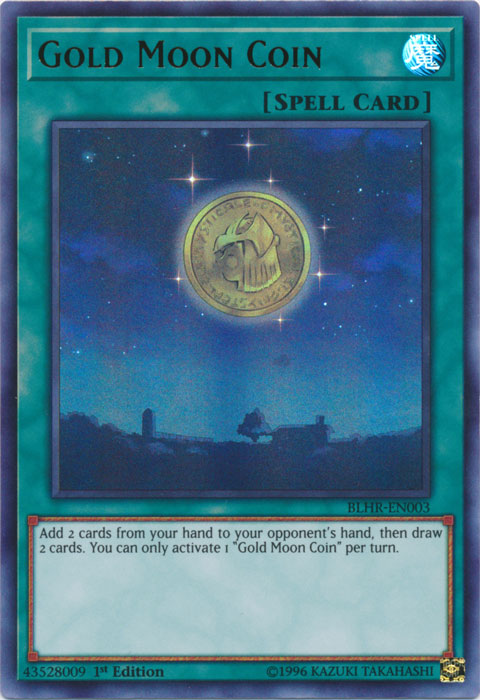 Gold Moon Coin [BLHR-EN003] Ultra Rare | Dragon's Lair Comics and Fantasy Houston TX