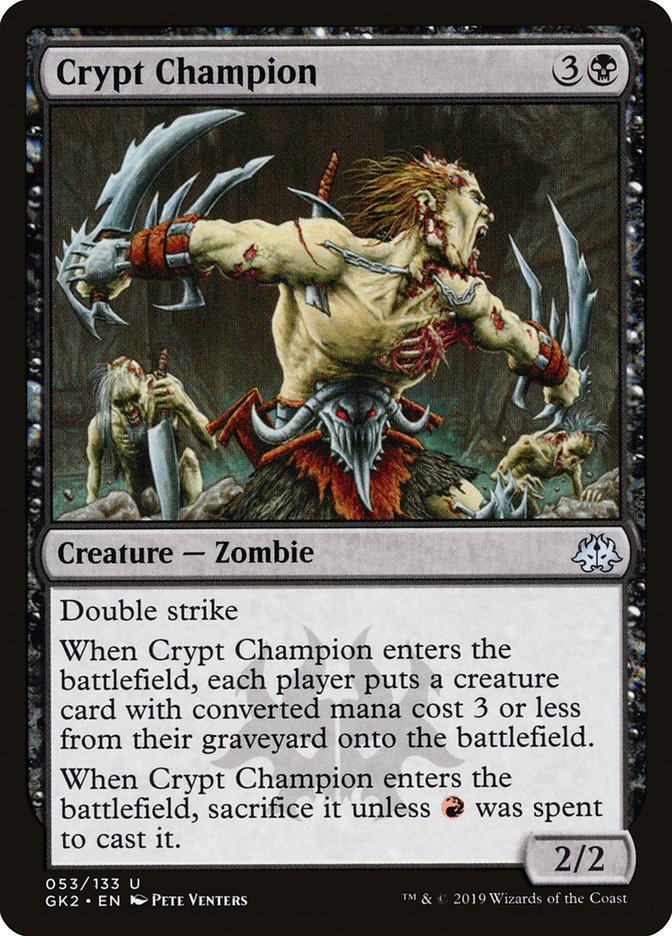 Crypt Champion [Ravnica Allegiance Guild Kit] | Dragon's Lair Comics and Fantasy Houston TX