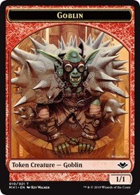 Goblin (010) // Construct (017) Double-Sided Token [Modern Horizons Tokens] | Dragon's Lair Comics and Fantasy Houston TX