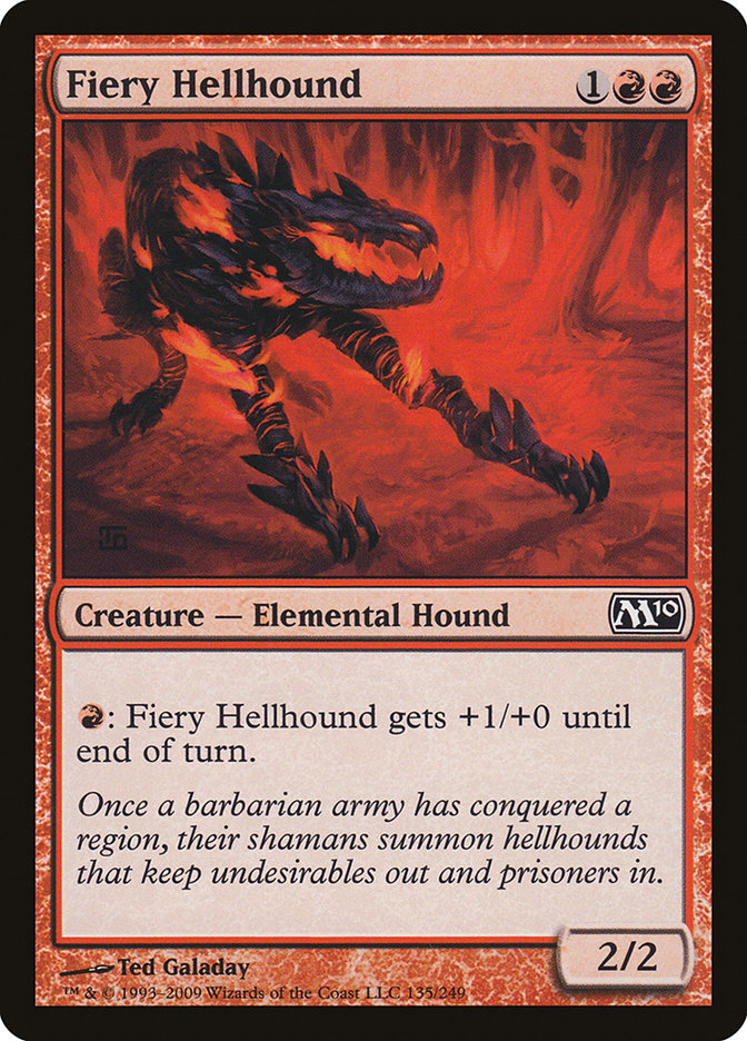 Fiery Hellhound [Magic 2010] | Dragon's Lair Comics and Fantasy Houston TX