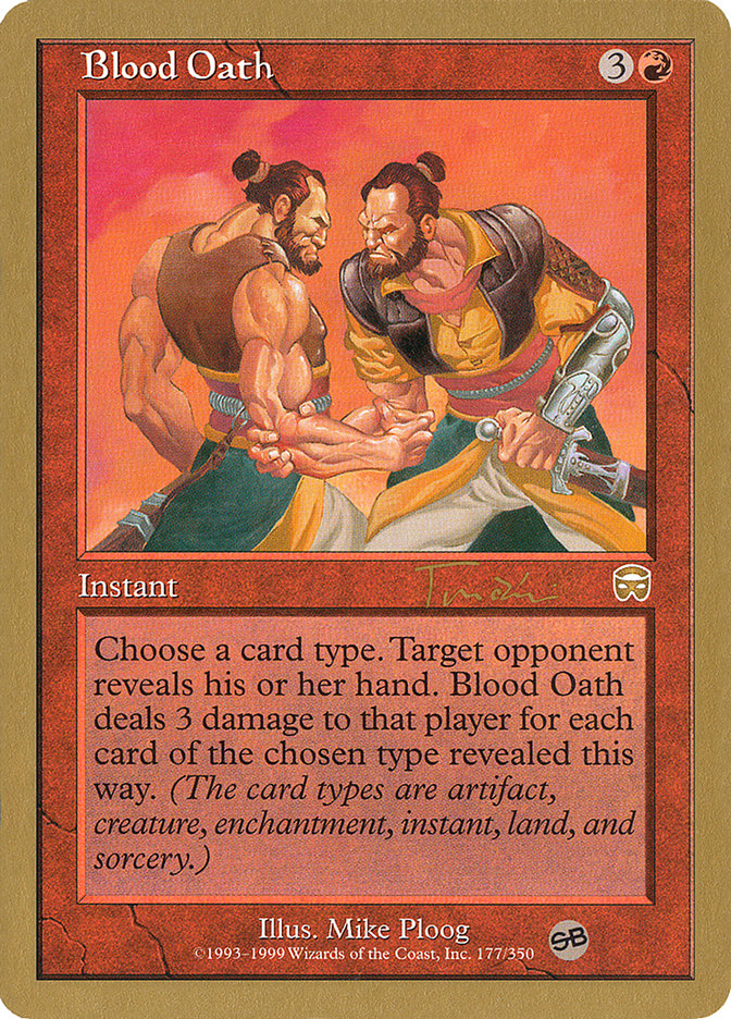 Blood Oath (Jan Tomcani) (SB) [World Championship Decks 2001] | Dragon's Lair Comics and Fantasy Houston TX