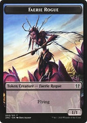 Faerie Rogue // Thopter Double-Sided Token [Zendikar Rising Commander Tokens] | Dragon's Lair Comics and Fantasy Houston TX