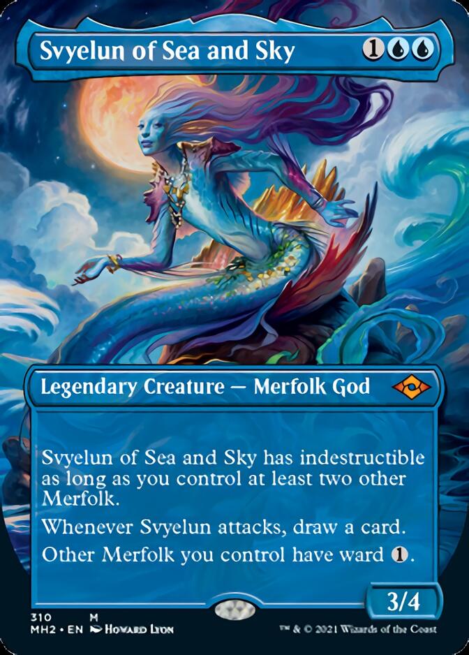 Svyelun of Sea and Sky (Borderless Alternate Art) [Modern Horizons 2] | Dragon's Lair Comics and Fantasy Houston TX