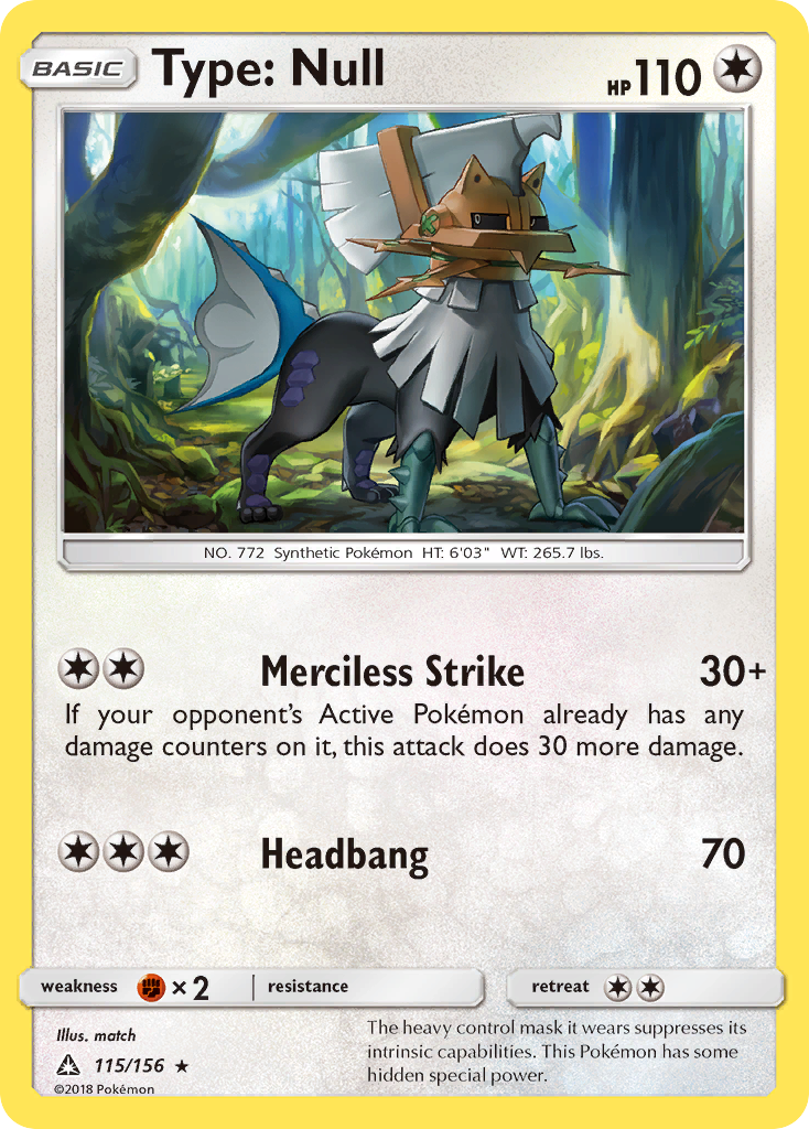 Type: Null (115/156) [Sun & Moon: Ultra Prism] | Dragon's Lair Comics and Fantasy Houston TX