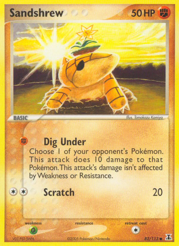 Sandshrew (82/113) [EX: Delta Species] | Dragon's Lair Comics and Fantasy Houston TX