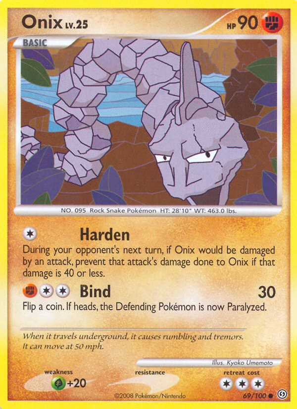 Onix (69/100) [Diamond & Pearl: Stormfront] | Dragon's Lair Comics and Fantasy Houston TX