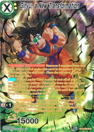 Ginyu, a New Transformation (SPR) (BT12-088) [Vicious Rejuvenation] | Dragon's Lair Comics and Fantasy Houston TX