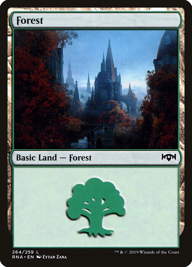 Forest (264) [Ravnica Allegiance] | Dragon's Lair Comics and Fantasy Houston TX