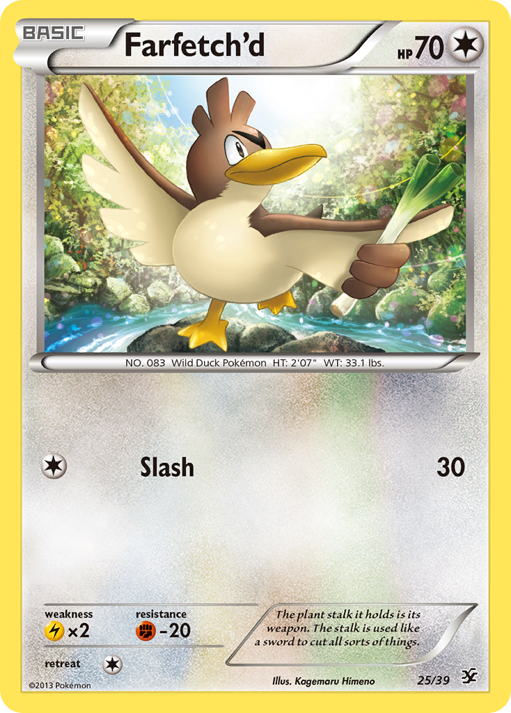 Farfetch'd (25/39) [XY: Kalos Starter Set] | Dragon's Lair Comics and Fantasy Houston TX