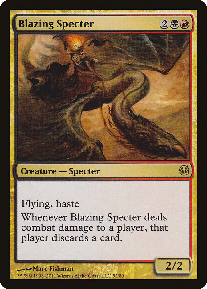 Blazing Specter [Duel Decks: Ajani vs. Nicol Bolas] | Dragon's Lair Comics and Fantasy Houston TX