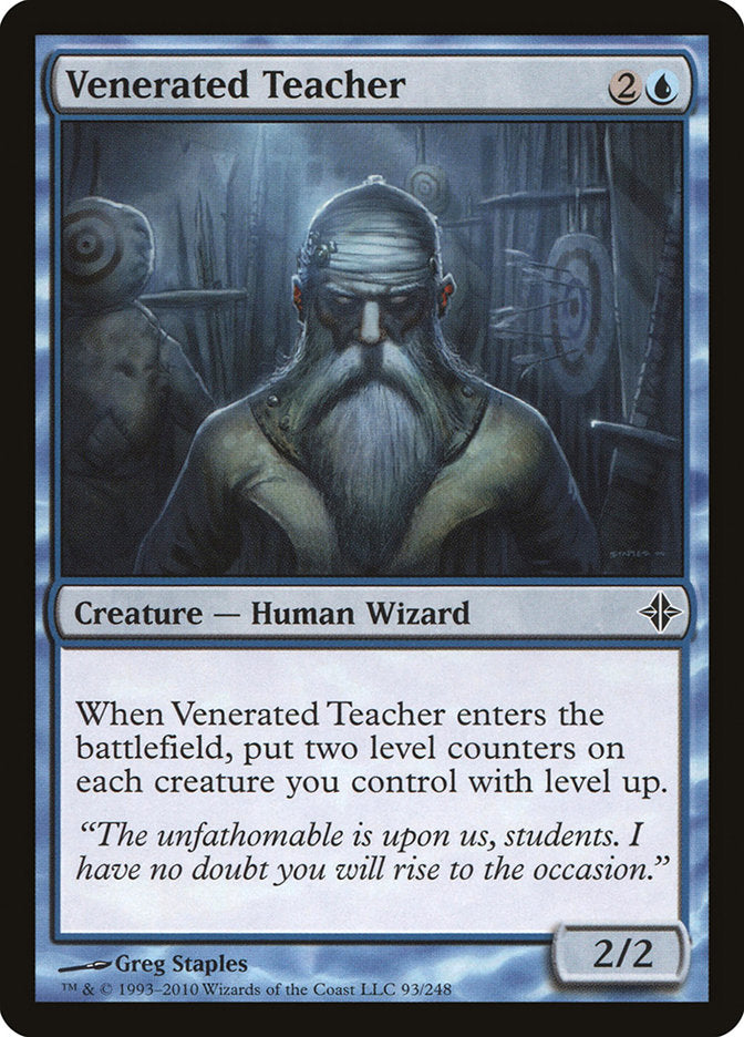 Venerated Teacher [Rise of the Eldrazi] | Dragon's Lair Comics and Fantasy Houston TX