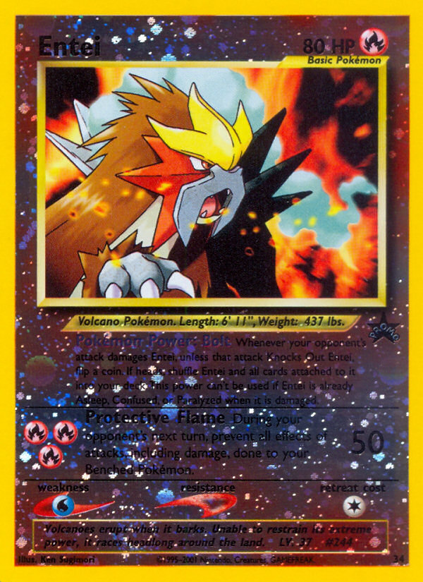 Entei (34) [Wizards of the Coast: Black Star Promos] | Dragon's Lair Comics and Fantasy Houston TX