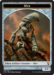 Myr (023) // Thopter (025) Double-Sided Token [Commander 2018 Tokens] | Dragon's Lair Comics and Fantasy Houston TX