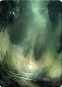 Swamp 1 Art Card [Zendikar Rising Art Series] | Dragon's Lair Comics and Fantasy Houston TX