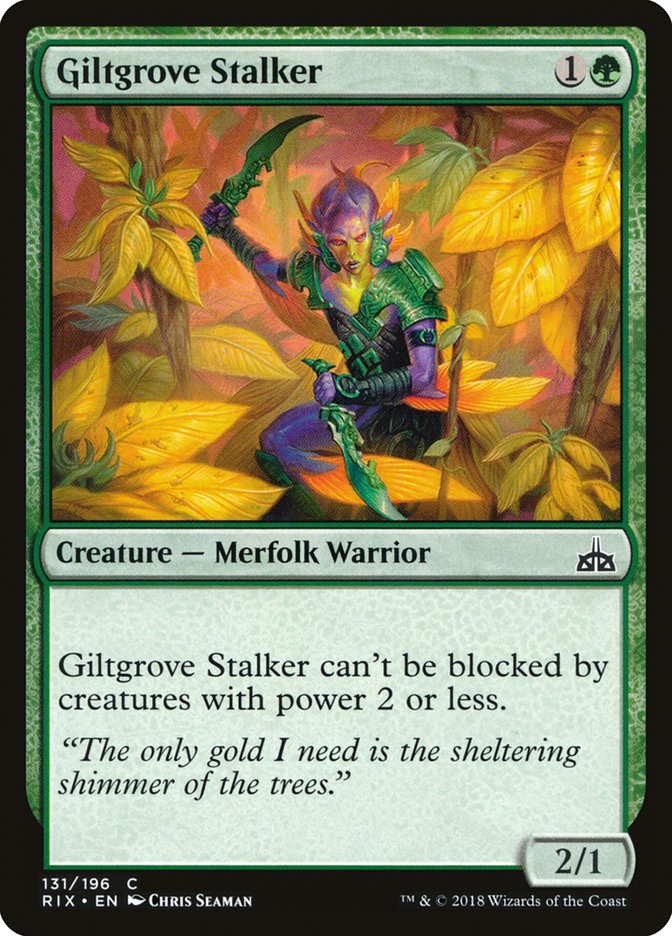 Giltgrove Stalker [Rivals of Ixalan] | Dragon's Lair Comics and Fantasy Houston TX