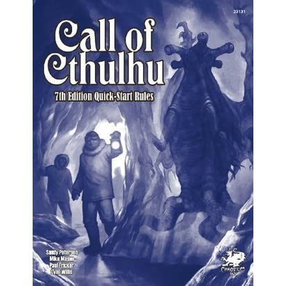 Call of Cthulhu Seventh Edition Quick-Start Rules | Dragon's Lair Comics and Fantasy Houston TX