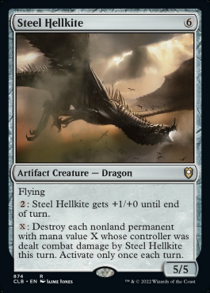 Steel Hellkite [Commander Legends: Battle for Baldur's Gate] | Dragon's Lair Comics and Fantasy Houston TX