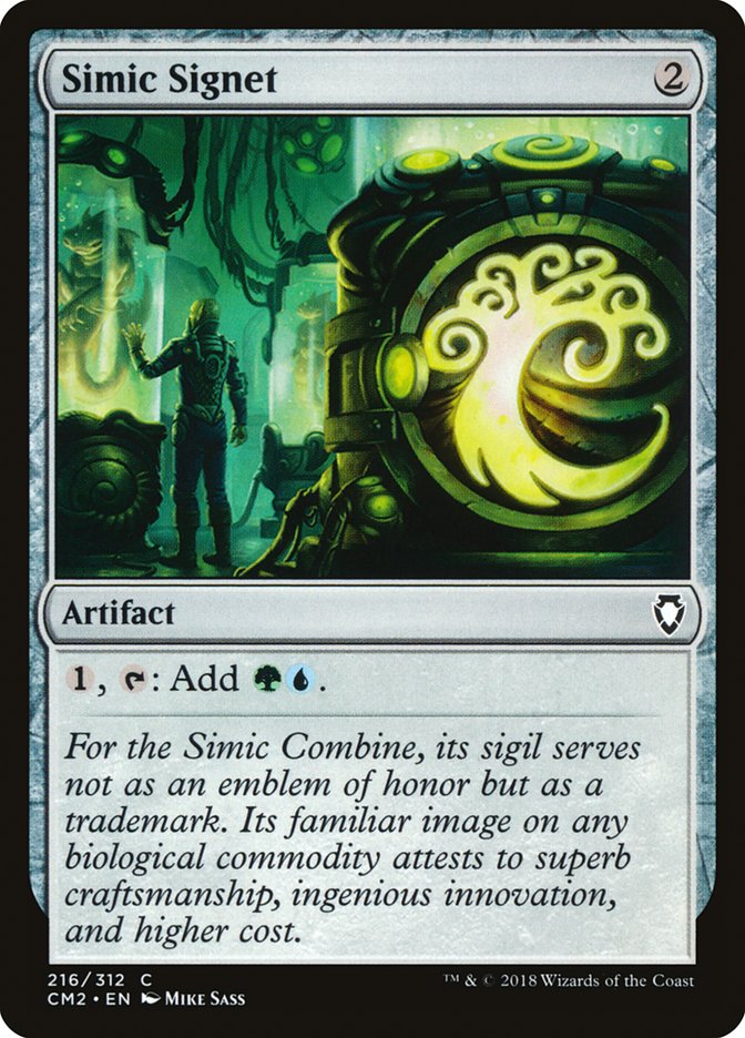 Simic Signet (216/312) [Commander Anthology Volume II] | Dragon's Lair Comics and Fantasy Houston TX