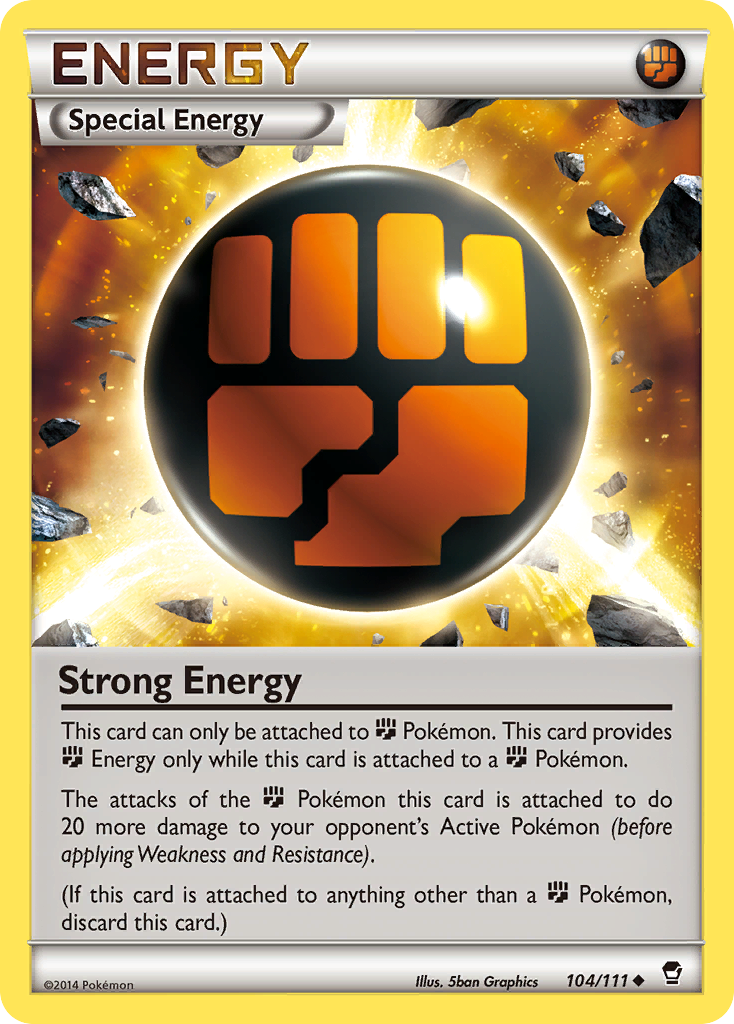 Strong Energy (104/111) [XY: Furious Fists] | Dragon's Lair Comics and Fantasy Houston TX