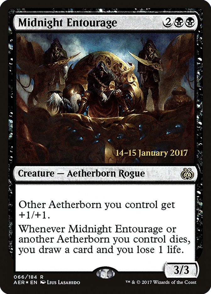 Midnight Entourage [Aether Revolt Prerelease Promos] | Dragon's Lair Comics and Fantasy Houston TX