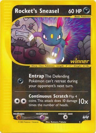 Rocket's Sneasel (5) (Jumbo Card) [Best of Promos] | Dragon's Lair Comics and Fantasy Houston TX