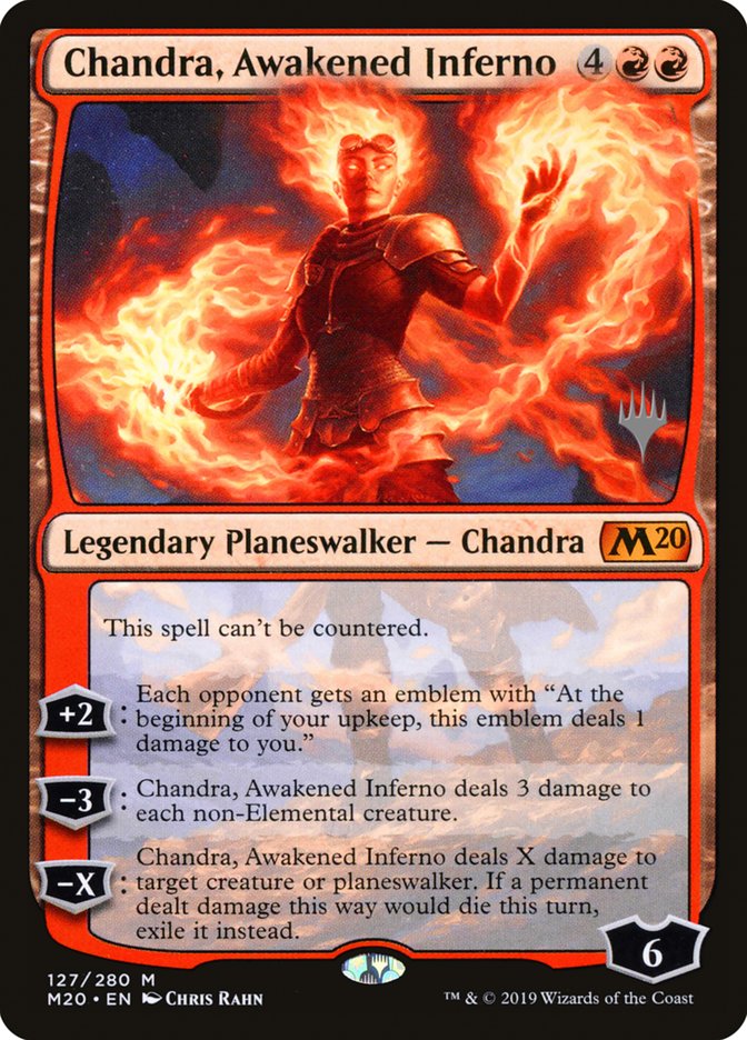 Chandra, Awakened Inferno (Promo Pack) [Core Set 2020 Promos] | Dragon's Lair Comics and Fantasy Houston TX