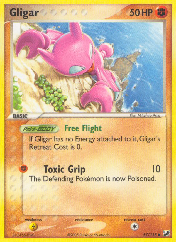 Gligar (57/115) [EX: Unseen Forces] | Dragon's Lair Comics and Fantasy Houston TX