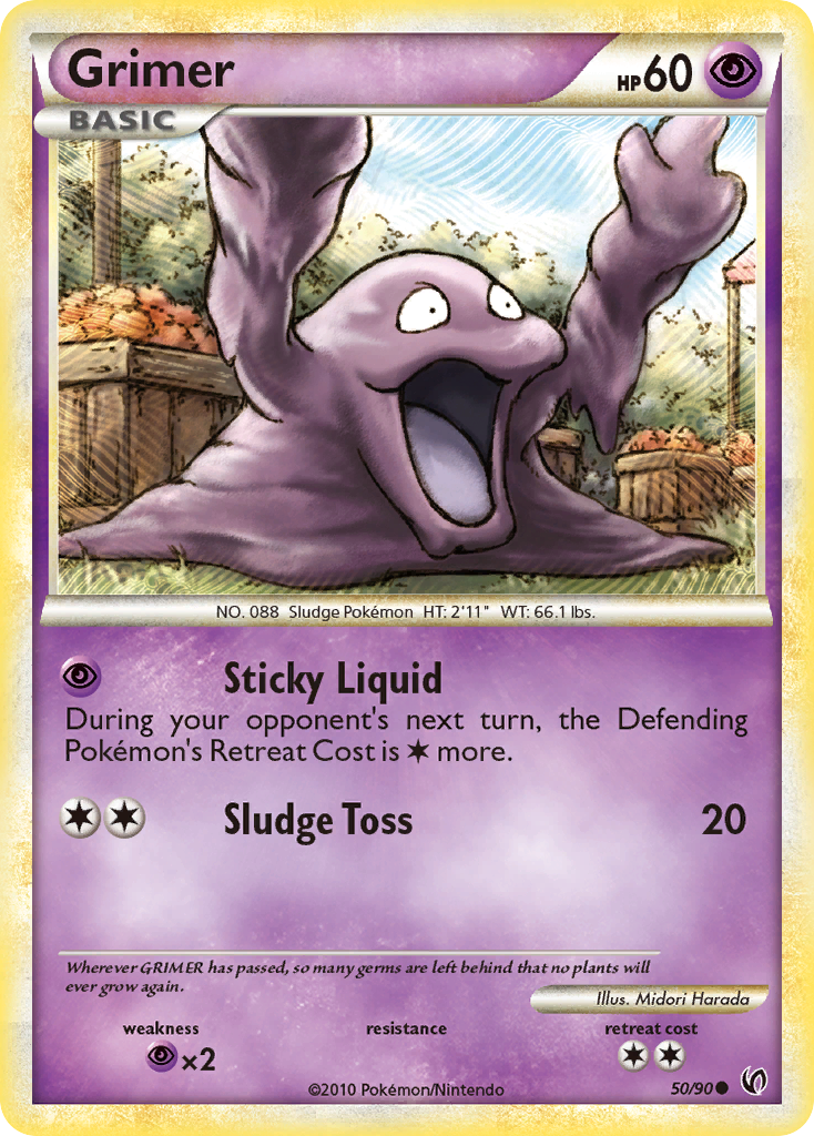 Grimer (50/90) [HeartGold & SoulSilver: Undaunted] | Dragon's Lair Comics and Fantasy Houston TX