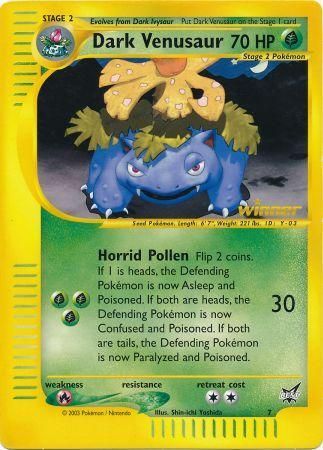 Dark Venusaur (7) (Jumbo Card) [Best of Promos] | Dragon's Lair Comics and Fantasy Houston TX