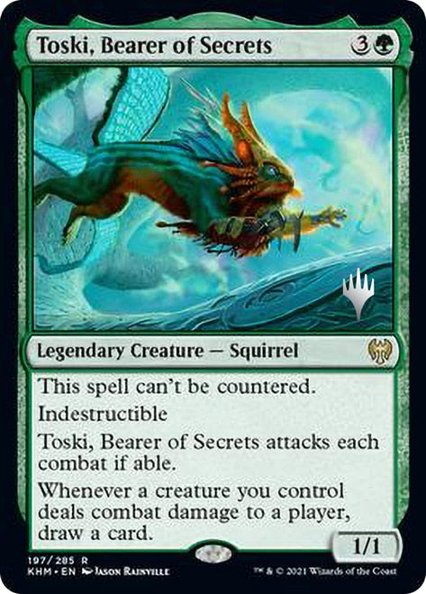 Toski, Bearer of Secrets (Promo Pack) [Kaldheim Promos] | Dragon's Lair Comics and Fantasy Houston TX