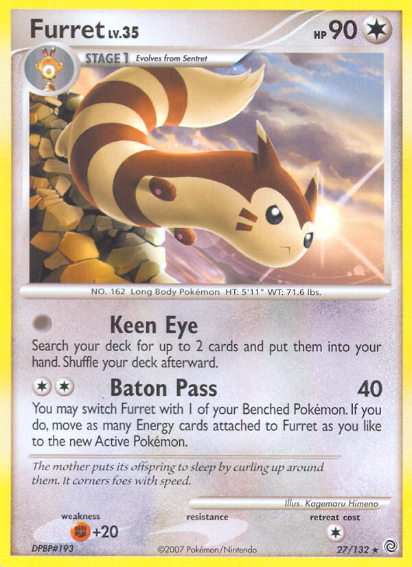 Furret (27/132) [Diamond & Pearl: Secret Wonders] | Dragon's Lair Comics and Fantasy Houston TX