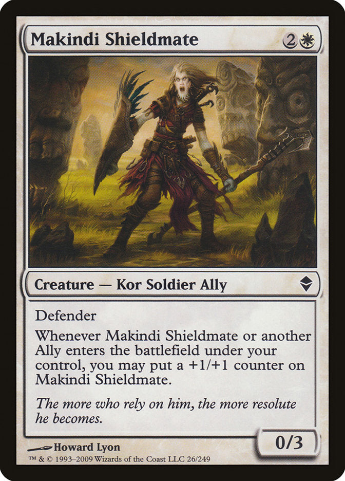 Makindi Shieldmate [Zendikar] | Dragon's Lair Comics and Fantasy Houston TX