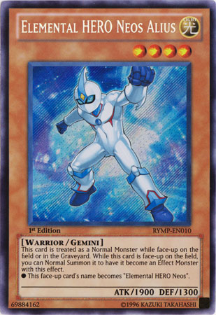 Elemental HERO Neos Alius [RYMP-EN010] Secret Rare | Dragon's Lair Comics and Fantasy Houston TX