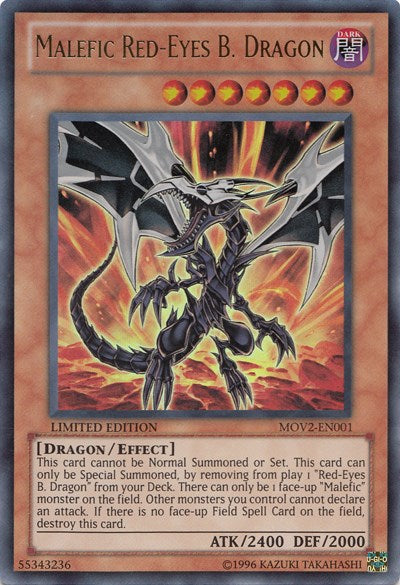 Malefic Red-Eyes B. Dragon [MOV2-EN001] Ultra Rare | Dragon's Lair Comics and Fantasy Houston TX