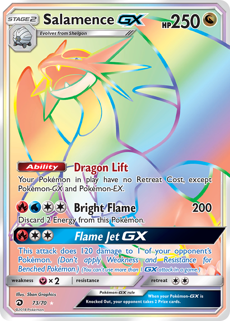 Salamence GX (73/70) [Sun & Moon: Dragon Majesty] | Dragon's Lair Comics and Fantasy Houston TX