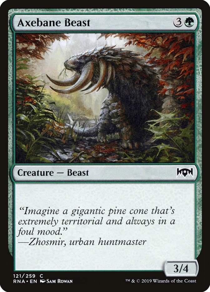 Axebane Beast [Ravnica Allegiance] | Dragon's Lair Comics and Fantasy Houston TX