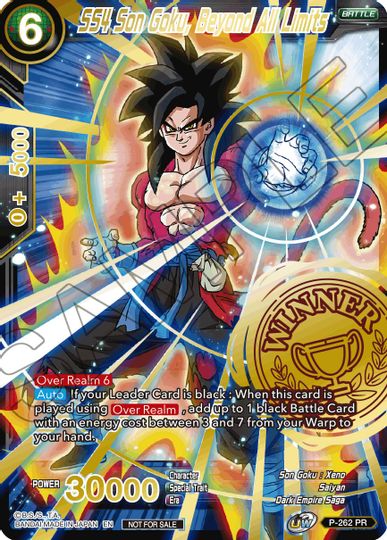 SS4 Son Goku, Beyond All Limits (Alternate Art Set 2021 Vol. 3) (P-262) [Tournament Promotion Cards] | Dragon's Lair Comics and Fantasy Houston TX