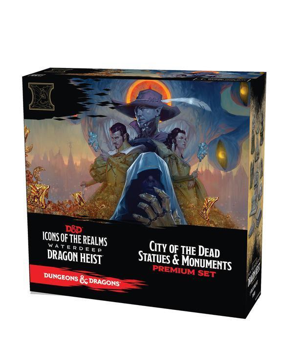 Wizkids Dungeons and Dragons Icons of the Realms Waterdeep City of the Dead Statues and Monuments Premium Set | Dragon's Lair Comics and Fantasy Houston TX