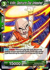 Krillin, Destructo Disc Unleashed (Divine Multiverse Draft Tournament) (DB2-067) [Tournament Promotion Cards] | Dragon's Lair Comics and Fantasy Houston TX