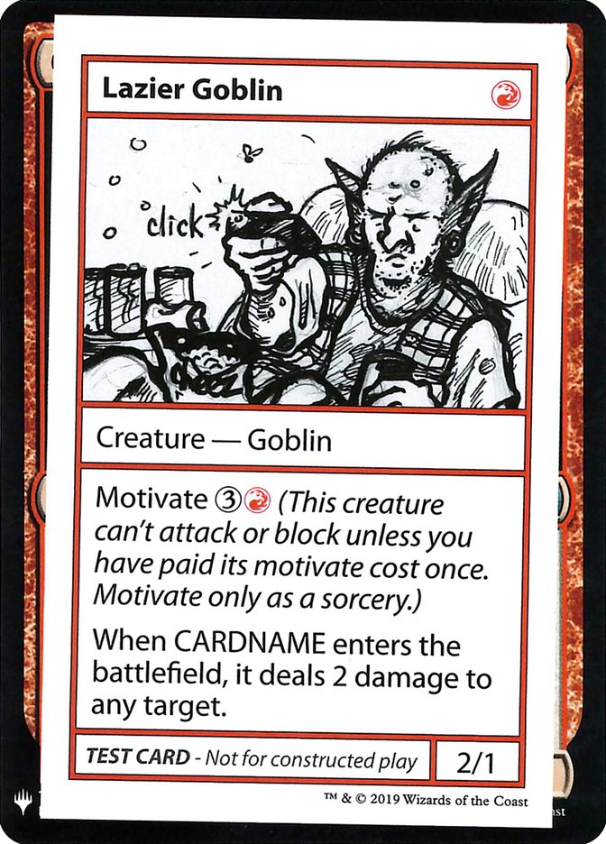 Lazier Goblin [Mystery Booster Playtest Cards] | Dragon's Lair Comics and Fantasy Houston TX